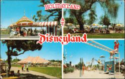 Holidayland at Disneyland Group Activities Area Postcard
