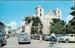 Metropolitan Cathedral and Morazan Park Postcard