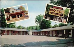 Canyon Motel, Rts. U.S. 6 & State 660 Postcard