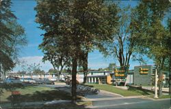 Towne House Motor Inn, Mt. Hope & Elmwood Avenues Postcard