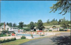 Northway Motel Heated Pool and Deluxe Units Postcard