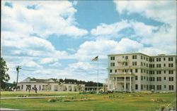 Saranac Inn Resort Gardens and Recreational Area Postcard