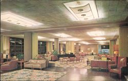 Indiana University, Great Lounge in Men's Quadrangle Postcard