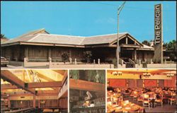 The Pelican Restaurant & Lounge Interior & Exterior Postcard