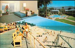 Miramar Hotel Beach, Pool, and Oceanfront Lanai Rooms Postcard