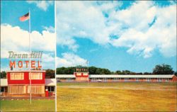 Drum Hill Motel at Junction Routes 3 and 4 Postcard