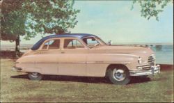 Packard Sedan Two-Tone Classic Automobile Postcard