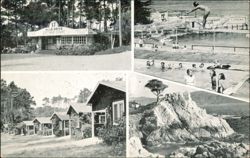 17-Mile Drive Cottage Court and Trailer Park Postcard