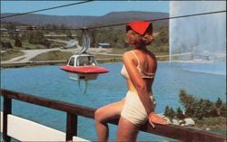 Mt. Snow Aerial Tramway and Gondola Postcard