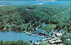 Aerial View of Sunapee Harbor, Lake Sunapee Postcard