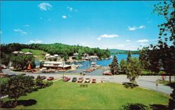 Osborne's Marine on Sunapee Harbor, Lake Sunapee Postcard