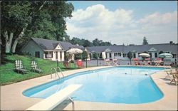 Littleton Motel Heated Pool and Accommodations Postcard