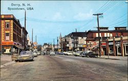 Looking East on Broadway, Spacetown, USA Postcard