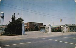 Newport News Shipbuilding and Drydock Company Entrance Postcard