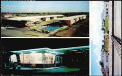 Catalina Motel & Apartments, Ocean Drive Postcard