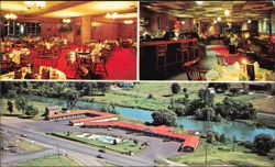 Seneca Motel, Restaurant & Powwow Cocktail Lounge Postcard