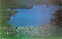 Beautiful Granite Lake from Above Postcard