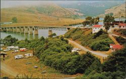 Bridge Haven Resort Overlooking Russian River Postcard