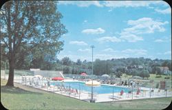 Hotel Bader Swimming Pool, Ramapo Mountains Postcard
