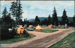 Camping Grounds at Ingonish, Cape Breton Highlands Postcard