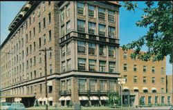 Union Hospital Exterior Showing New Surgical Wing Postcard