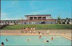 Kenlake Hotel Swimming Pool, Kentucky Lake State Park Postcard