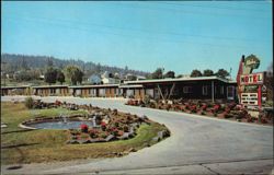 Aloha Motel, 315 Samish Way, Sign and Grounds Postcard