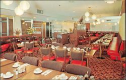 Village Inn Pancake House Dining Room Interior Postcard
