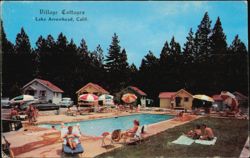 Village Cottages Heated Swimming Pool Postcard