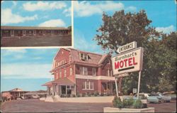 Barnhart's Motel on Route 30 East Postcard