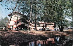 Chalet Kristy Motel on the Chattahoochee River Postcard