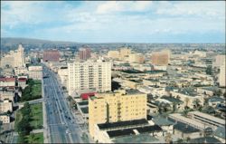 Ocean Boulevard Looking West toward Business District Postcard