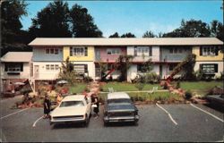 Studio Inn Motel, 131 North Main Street Postcard
