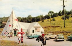 The Tepee Roadside Gift Shop on U.S. Route 20 Postcard