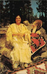 Boo-noo-koo-ee-me-norra, Atsugewi Tribe Basket Weaver Postcard