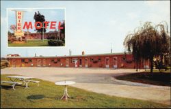 Meier Motel on U.S. 30 Postcard