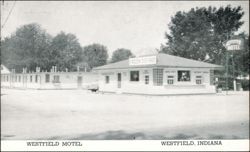 Westfield Motel and Frozen Custard Stand, Hiway 31 Postcard