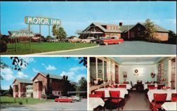 Middlesex Motor Inn, U.S. Route 11 Multi-View Postcard