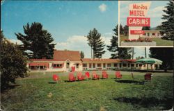Mar-Jon Motel and Cabins, Interstate 93 Interchange Postcard