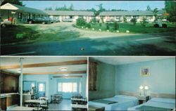 Capitol City Motel, U.S. Routes 3 & 4 Postcard