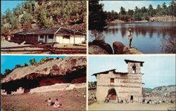 Tarahumara Indian Country, Copper Canyon Multi-View Postcard