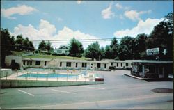 Blue Ridge Motor Court & Heated Swimming Pool Postcard