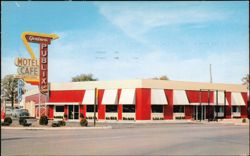 Gardner's Publix Corners Cafe Motel Sign Postcard