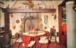 The Swiss Chalet Restaurant, The Fireplace Postcard