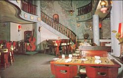 The Swiss Chalet Bar and Supper Club Interior Postcard