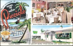 Sun City Restaurant, Sam & Dorothy Picciolo Postcard