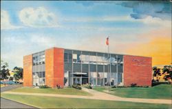 Bloomfield Savings Bank 1957 Open House Invitation Postcard