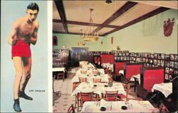 Lew Tendler at His Restaurant, Broad at Locust Street Postcard