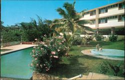Montemar Hotel Swimming Pool and Grounds Postcard