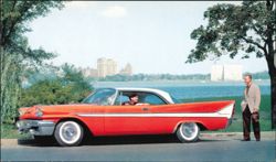 1958 De Soto Firedome 2-Door Sportsman Postcard